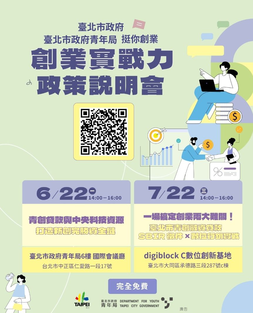 主辦單位：臺北市政府青年局